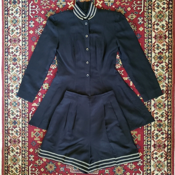 Jan Barboglio Jackets & Blazers - ❤ VINTAGE | Fabulous 90s Jan Barboglio Linen Blend Blazer & Shorts Set
